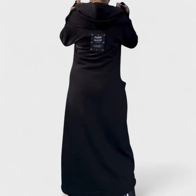 Mana | Long Hooded Zip-Up Sweatshirt in Lightweight, Breathable Fabric