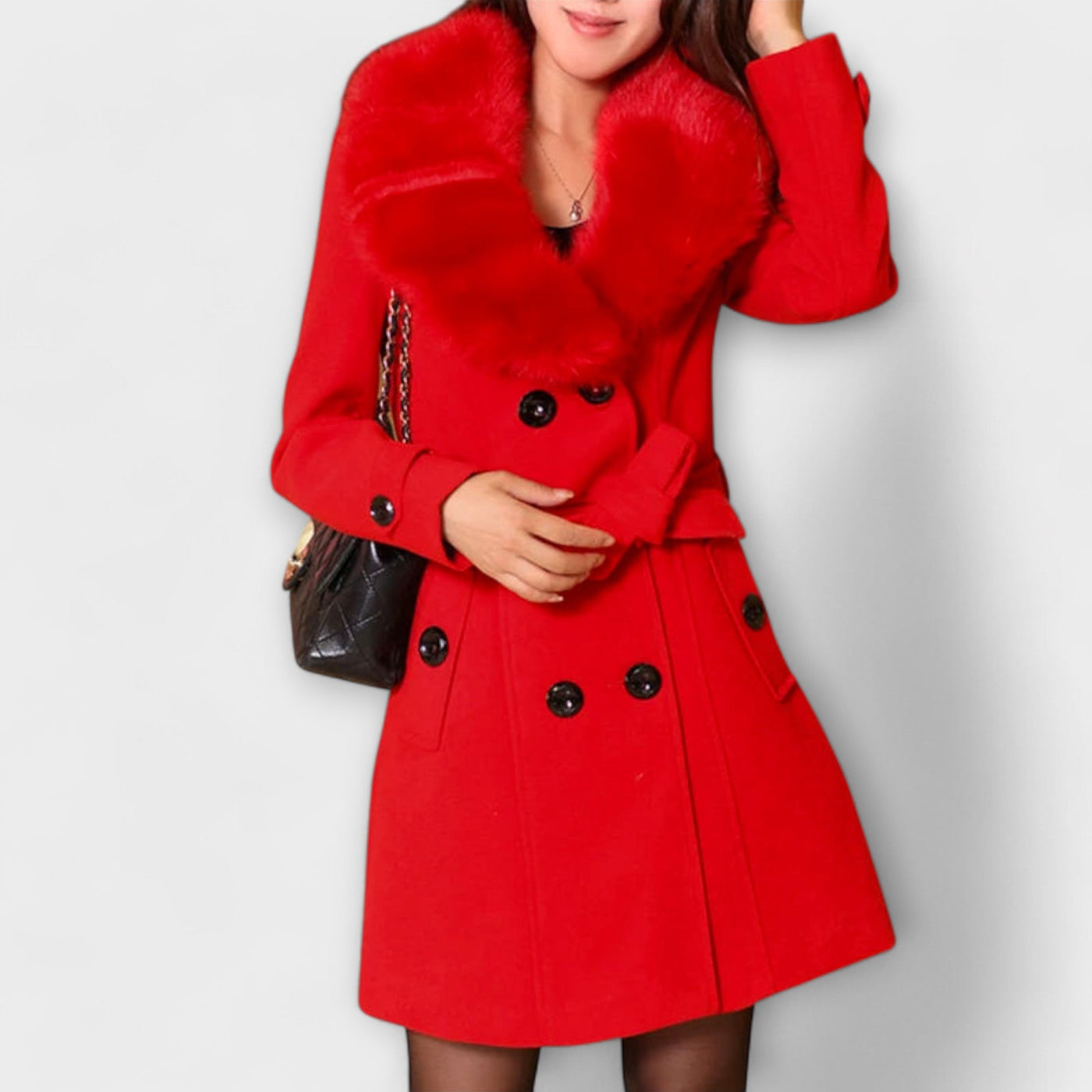Nadine | Warm Winter Coat – Elegant Women’s Jacket