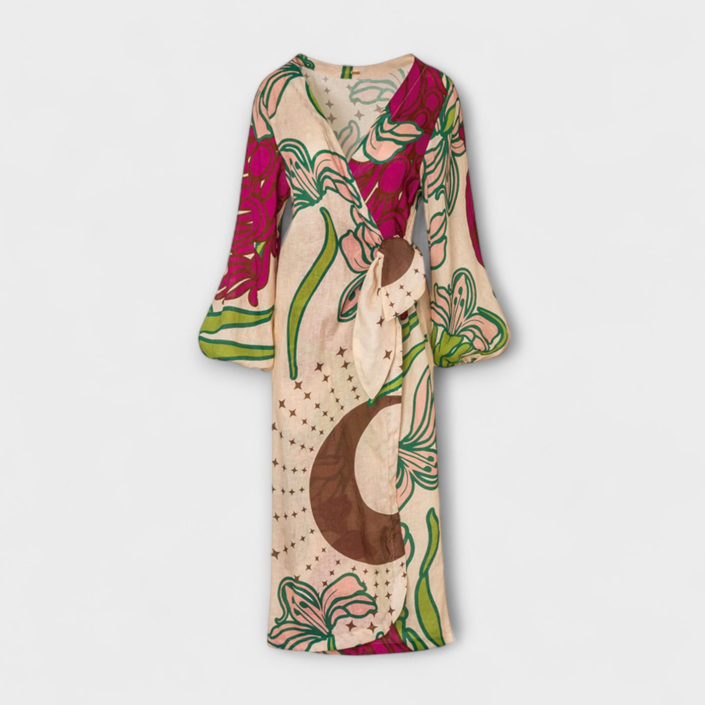 Tracey - Tie Tunic Maxi Dress