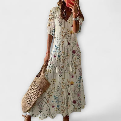 Anna – Women's Bohemian Summer Dress with Flowing Silhouette