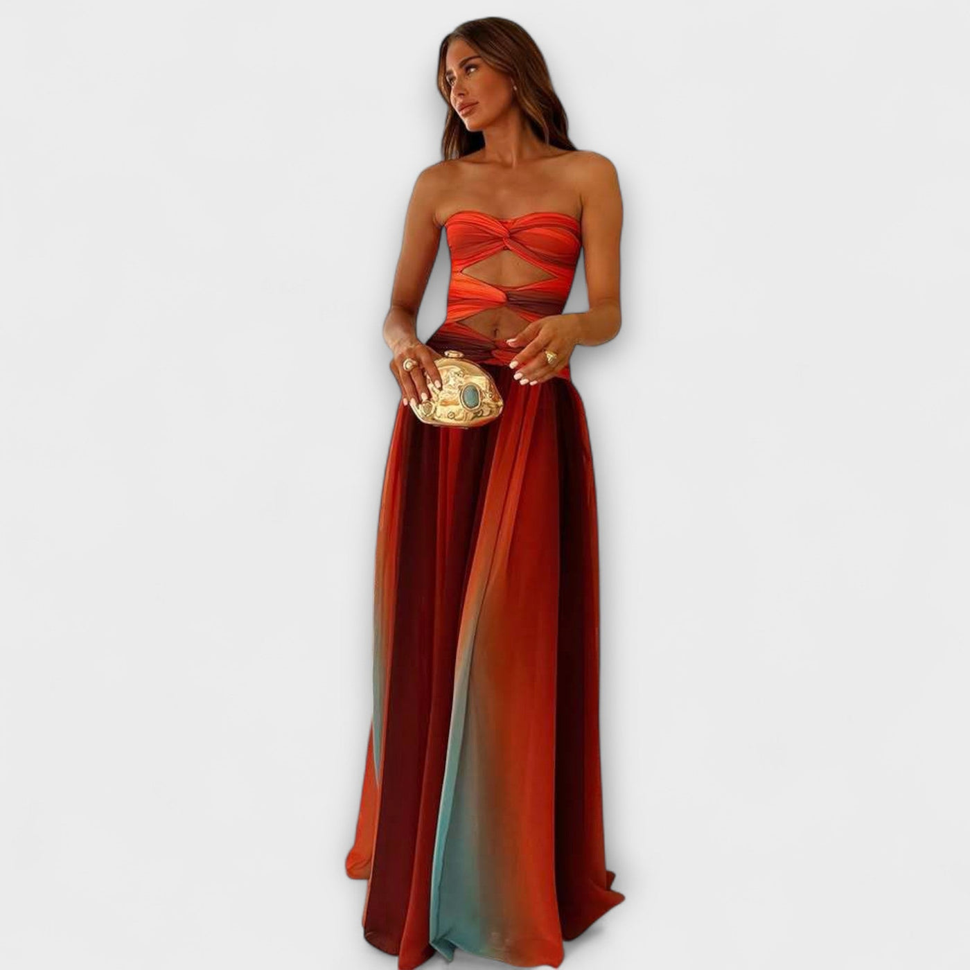 Laney - Strapless Maxi Dress