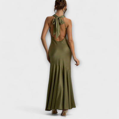 Lennon - Elegant Maxi Dress in Satin